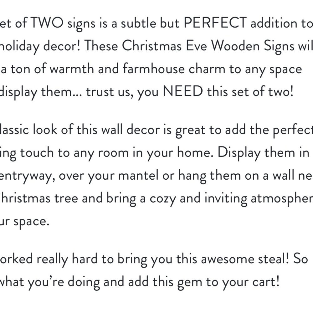 Christmas Eve signs 🪧 (set of two) - Picture 4 of 6
